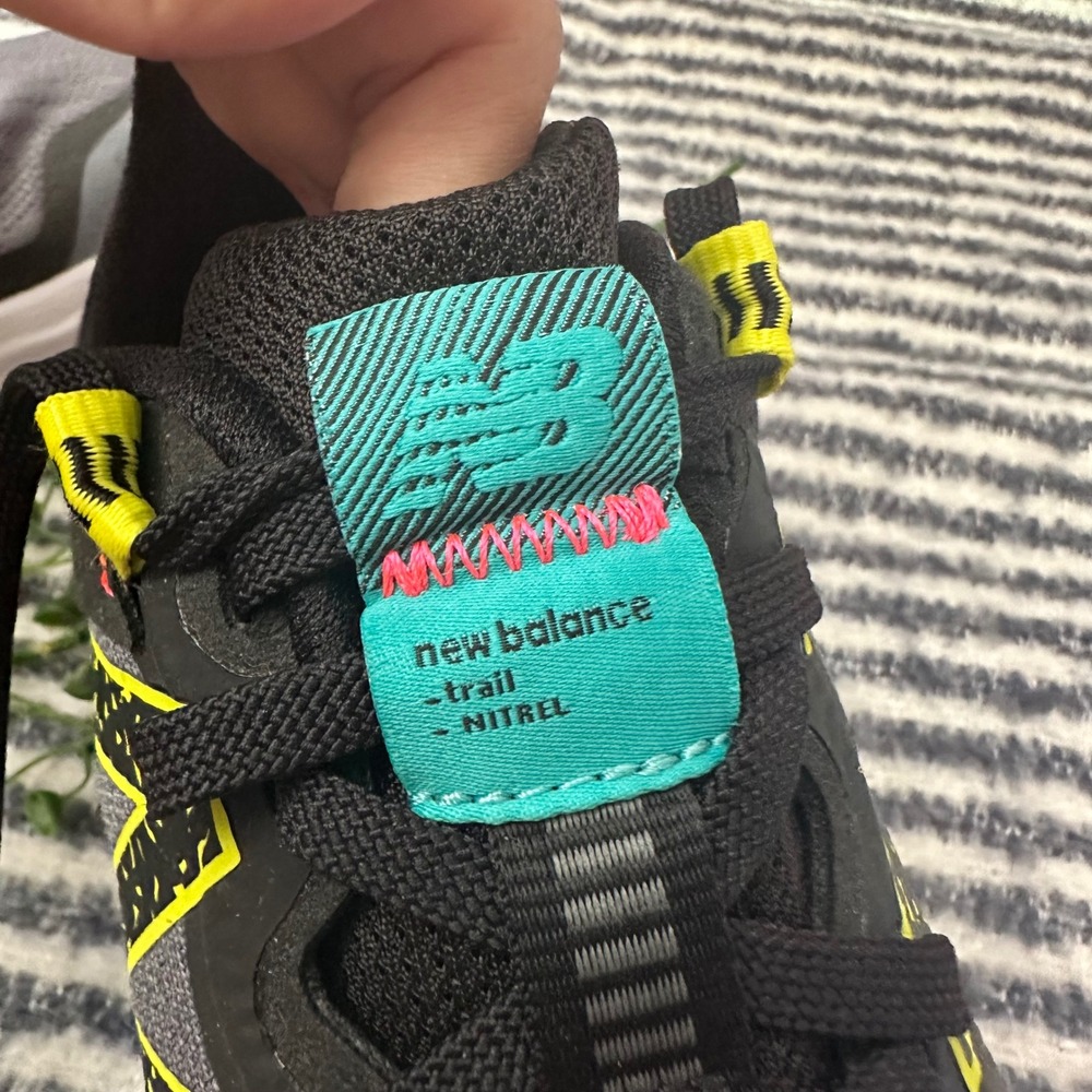 New‎ Balance Womens Dynasoft Trail Sneakers Shoes Gray Teal Size 6.5 - Picture 6 of 7